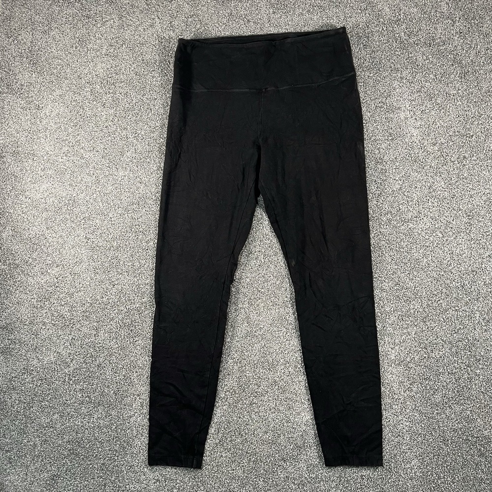 PINK Victoria’s Secret Womens XL Black Leggings High Rise Stretch Yoga Pants